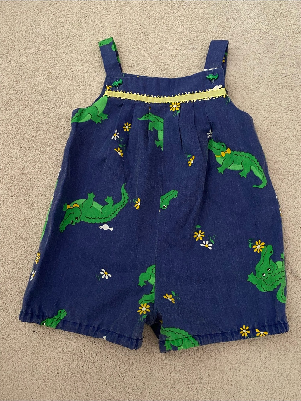 Handmade Vintage Alligator One piece 2T jumper